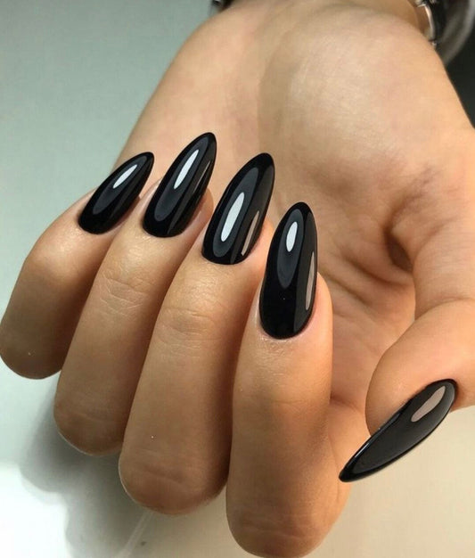 Black Press On Nails